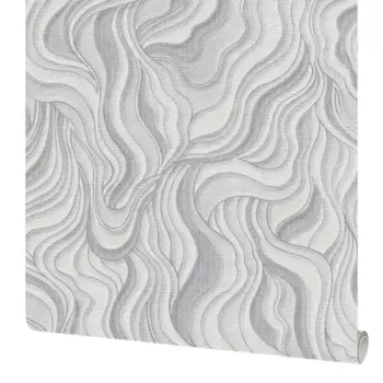 Обои бумажные Московская обойная фабрика Вероника серые 0.53 м 6360-5