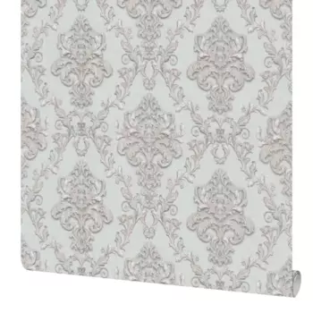 Обои бумажные Московская Обойная Фабрика Жаклин серые 0.53 м 234662-5