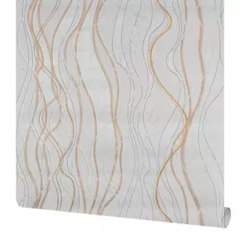 Обои бумажные Нейрон серые 0.53 м 715-06 С6 (6-4)