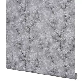 Обои флизелиновые A.S. Creation Sakura серые 1.06 м 375421