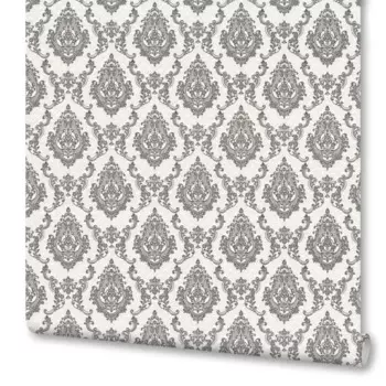 Обои флизелиновые Артекс Дарина серые 1.06 м 20121-03Э