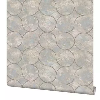 Обои флизелиновые Артекс Олимп тёмно-бежевые 1.06 м 10452-05