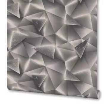 Обои флизелиновые Артекс Trio темно-серые 1.06 м 11128-05