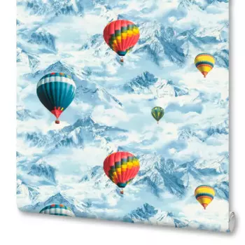 Обои флизелиновые Артекс Воздушные шары синие 1.06 м 10975-03