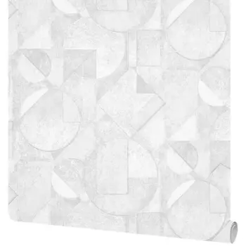 Обои флизелиновые Ateliero Cubus светло-серые 1.06 м AT88194-17