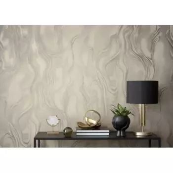 Обои флизелиновые Ateliero Enisei бежевые 1.06 м At588782