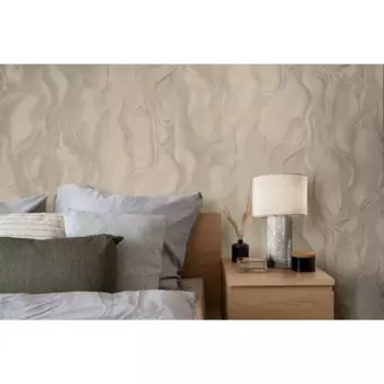 Обои флизелиновые Ateliero Enisei темно-бежевые 1.06 м At588786