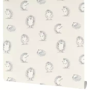 Обои флизелиновые Ateliero Ежики бежевые 1.06 м AT88192-02