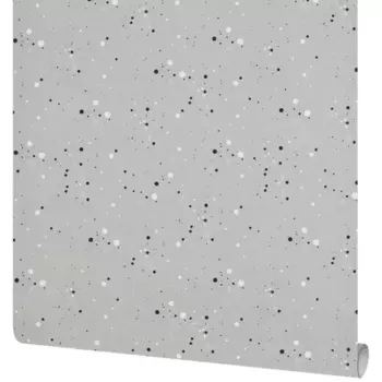 Обои флизелиновые Ateliero Goroshek серые 1.06 м At283757Э