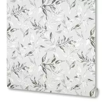 Обои флизелиновые Ateliero Sunday серые 1.06 м AT58160-06