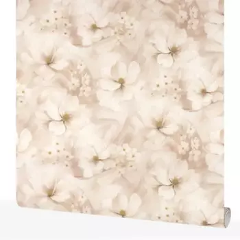 Обои флизелиновые Belvinil Апрель бежевые 1.06 м 1053-12