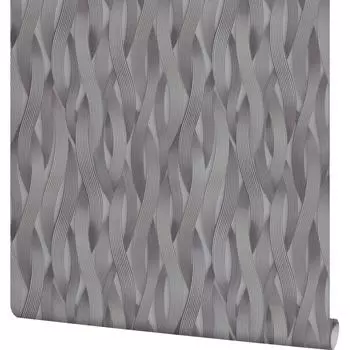 Обои флизелиновые Bravo Лучиана серые 1.06 м 81130BR29