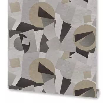 Обои флизелиновые Deco-Deco Forma серые 1.06 м DD6011-22