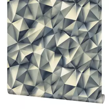 Обои флизелиновые Elysium Грани серые 1.06 м Е700606