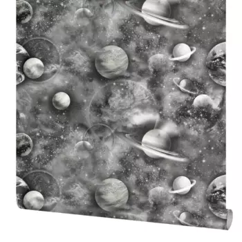 Обои флизелиновые Elysium Космос серые 1.06 м Е803104