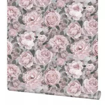 Обои флизелиновые Elysium Соблазн серо-розовые 1.06 м м Е83704