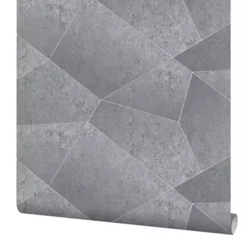 Обои флизелиновые Erismann Aksioma темно-серые 1.06 м ЭР60889-05