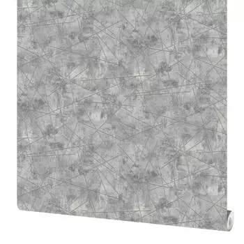 Обои флизелиновые Erismann Alexandria серые 1.06 м 3709-6