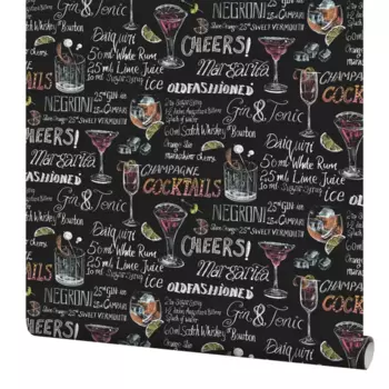 Обои флизелиновые Erismann Apero черные 1.06 м ЭР60504-03