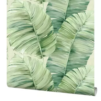 Обои флизелиновые Erismann Bali зеленые 1.06 м ЭР60841-02