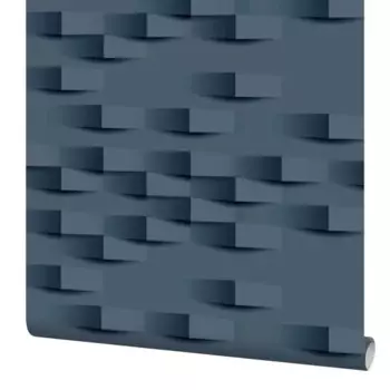 Обои флизелиновые Erismann Contrast синие 1.06 м ЭР60708-05