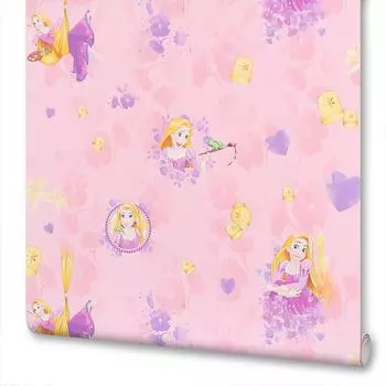 Обои флизелиновые Erismann Disney розовые 1.06 м E-D-003B