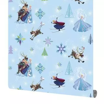 Обои флизелиновые Erismann Disney синие 1.06 м E-D-002