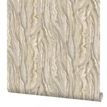 Обои флизелиновые Erismann Elle бежевые 1.06 м 12077-02