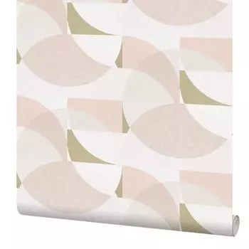 Обои флизелиновые Erismann Elle розовые 1.06 м 12078-05