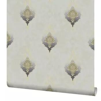 Обои флизелиновые Erismann Firuze темно-бежевые 1.06 м ЭР60496-04