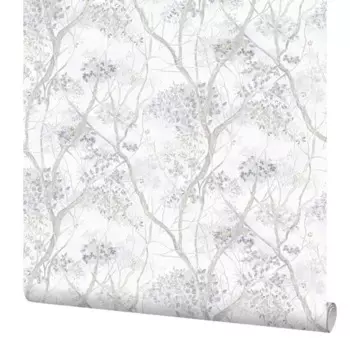 Обои флизелиновые Erismann Madeira белые 1.06 м ЭР60746-01