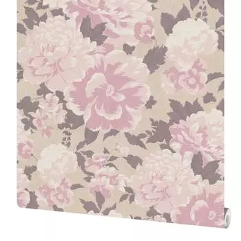 Обои флизелиновые Erismann Peonia розовые 1.06 м 5123-05