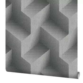 Обои флизелиновые Erismann Rebus серые 1.06 м ЭР60901-03