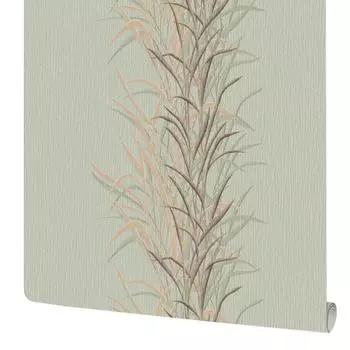 Обои флизелиновые Erismann Siena зелёные 1.06 м 6138-5