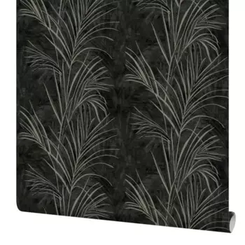 Обои флизелиновые Erismann Tanzania черные 1.06 м ЭР60491-06