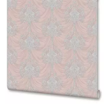 Обои флизелиновые Euro Decor Botticelli розовые 1.06 м 1157-07