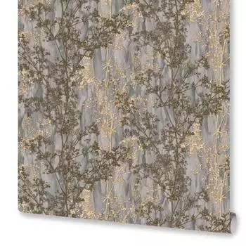 Обои флизелиновые Euro Decor Fjord темно-серые 1.06 м ED7113-23