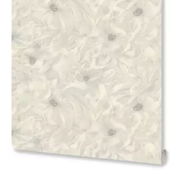 Обои флизелиновые Euro Decor Mia белые 1.06 м ED7303-00