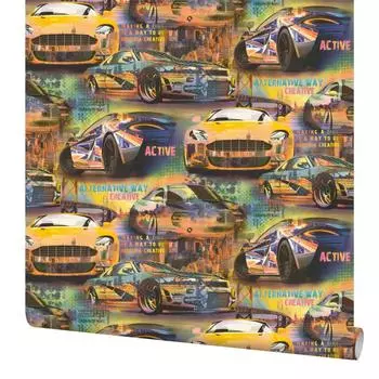 Обои флизелиновые Family Energies желтые 1.06 м FM71728-36