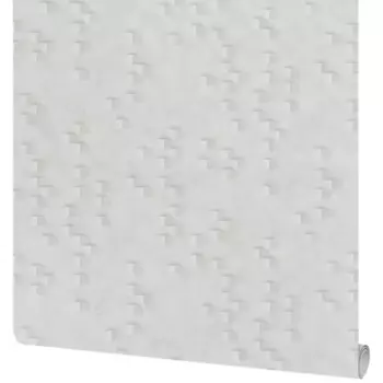 Обои флизелиновые Grandecolife Fort светло-серые 1.06 м GDR143113