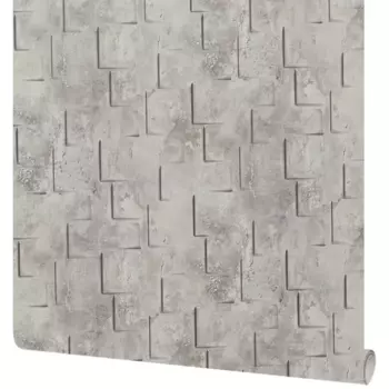 Обои флизелиновые Inspire Muro бежевые 1.06 м 193503