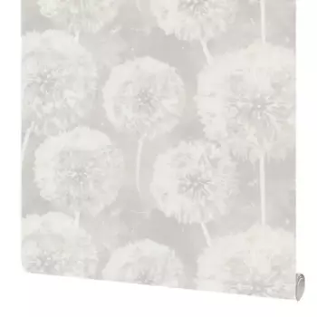 Обои флизелиновые Майя темно-бежевые 1.06 м 38001-48