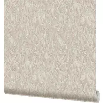 Обои флизелиновые Malex Design Карара бежевые 1.06 м 4134-1