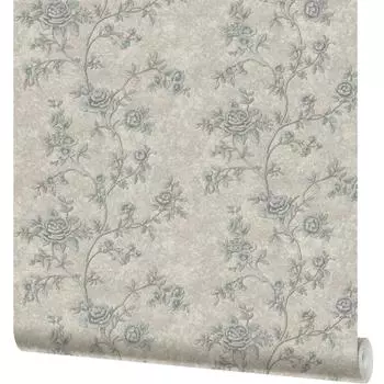 Обои флизелиновые Malex Design Верона зелёные 1.06 м 4140-3