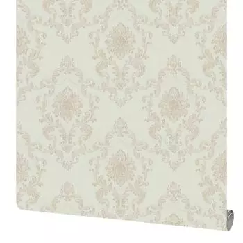 Обои флизелиновые Malex Desing «Монте-Карло» экрю 1.06 м 4103-1
