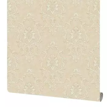 Обои флизелиновые Malex Desing «Монте-Карло» бежевые 1.06 м 4103-2