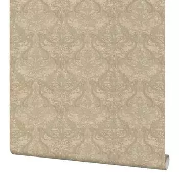 Обои флизелиновые Мир Art Nouveau коричневые 1.06 м 46-117-06