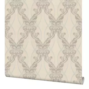 Обои флизелиновые Мир Slava Zaitsev Barocco бежевые 1.06 м 46-132-03