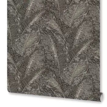 Обои флизелиновые Monte Solaro Fern черный 1.06 м MS9193-22