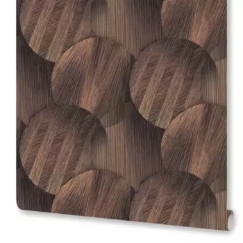 Обои флизелиновые Monte Solaro Geogliph коричневые 1.06 м MS9201-12